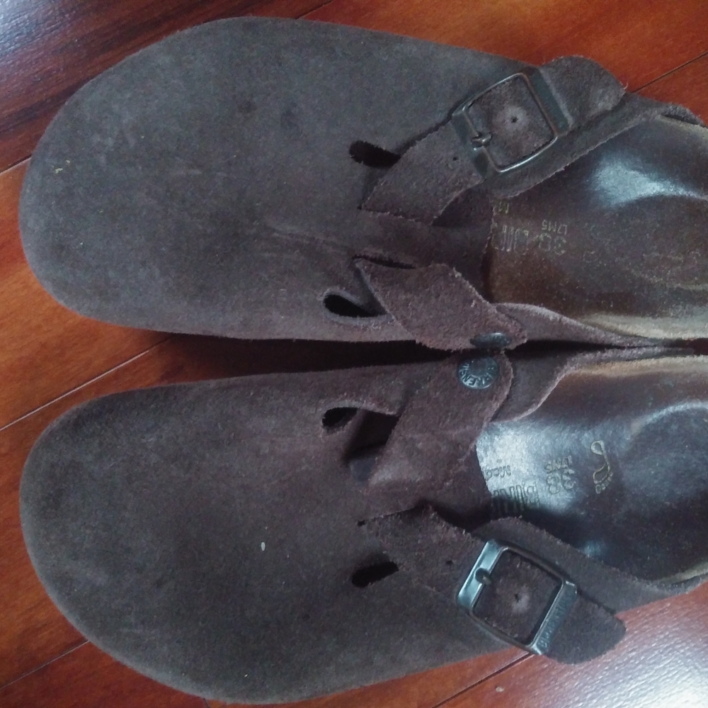 Brown Birkenstock Clogs